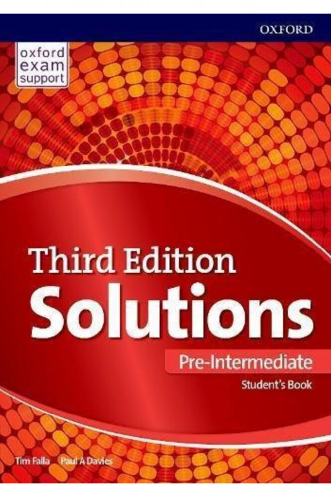 Solutions Third Edition Pre-Intermediate Student's Book