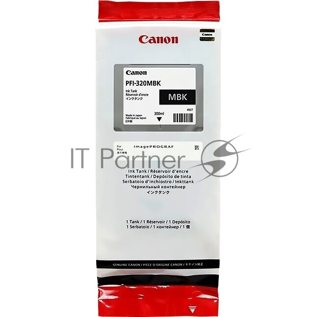 Картридж CANON PFI-320 MBK черный матовый [2889c001] - фото №18