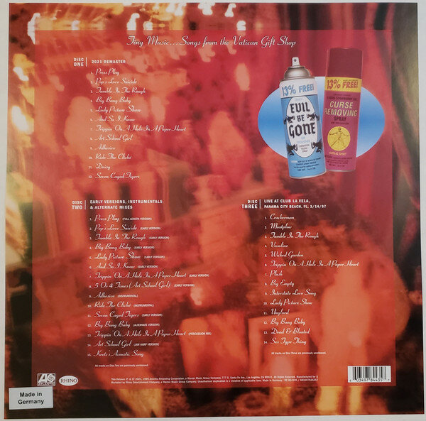 Stone Temple Pilots Stone Temple Pilots - Tiny Music…songs From The Vatican Gift Shop (lp + 3 Cd, 180 Gr) Мистерия звука - фото №4