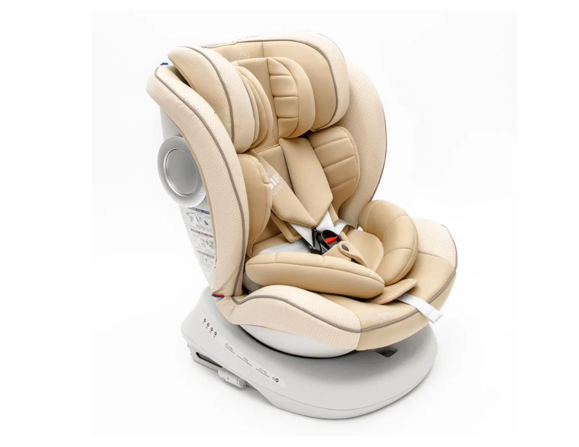 Автокресло детское AmaroBaby Champion Isofix (0-36 кг) Beige