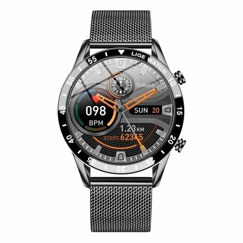 Умные часы для женщин и мужчин LIGE LG0189 Black Mesh Гарантия 1 год 529000₽