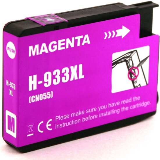 Струйный картридж NV Print 933XLM (NV-CN055AE) Magenta для HP Officejet 6100, 6600, 6700, 7110, 7510, 7610, 7612 (825 стр)