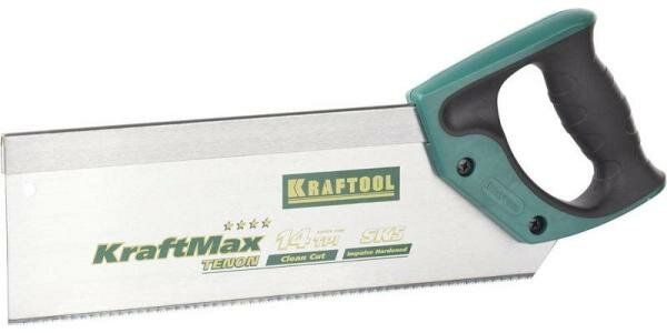 Ножовка с обушком для стусла KRAFTOOL 15228-30 KraftMax TENON 14 /15 TPI, 300 мм, специальный зуб