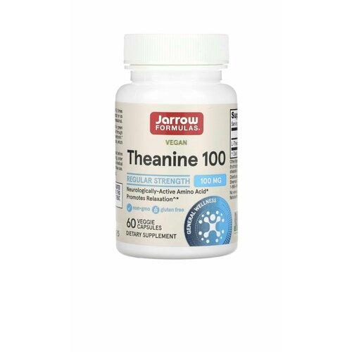 Аминокислота L-Теанин JARROW FORMULAS Theanine 100 mg 60 капсул