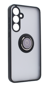 Чехол противоударный Mobix для Samsung Galaxy A55 5G с кольцом и с функцией подставки цвет: черный