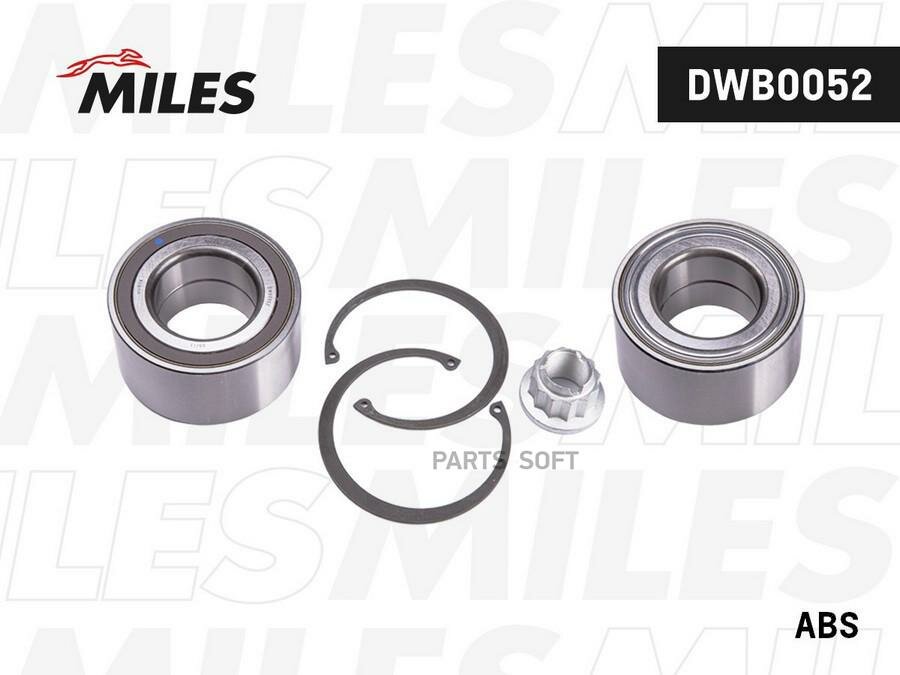 DWB0052 MILES Подшипник ступ. AUDI Q7/VW TOUAREG/PORSCHE CAYENNE 02- пер. ABS