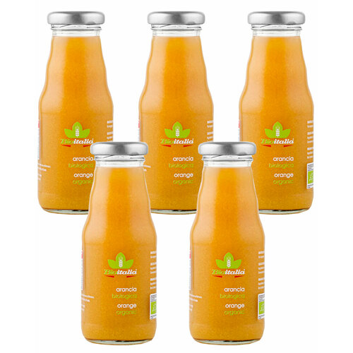 Апельсиновый сок Bioitalia 200 мл - 5 шт.