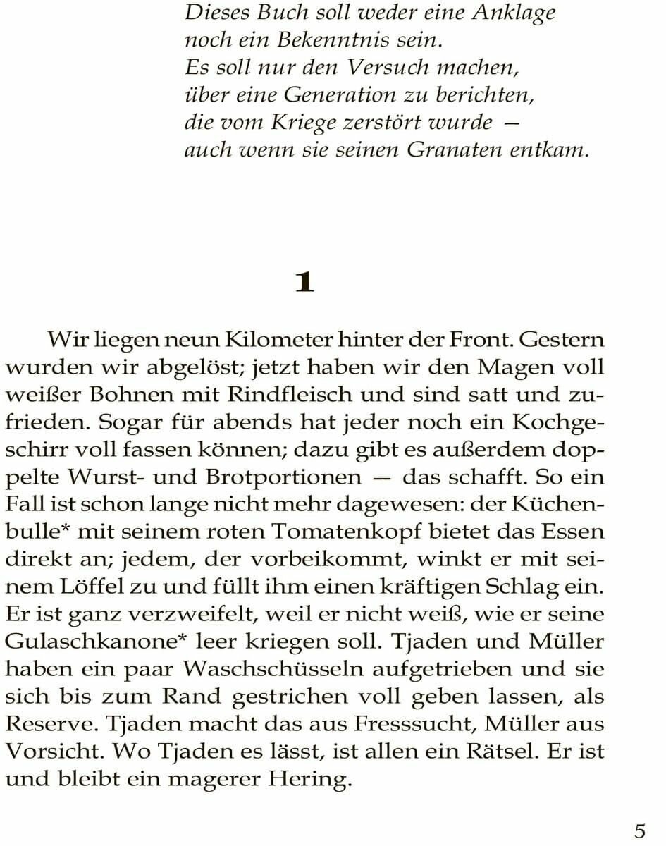 На Западном фронте без перемен: Книга для чтения на немецком языке - фото №4