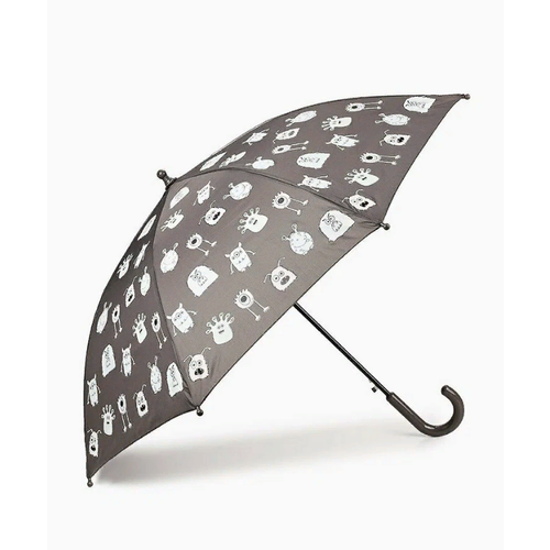 Зонт-трость мультиколор, серый