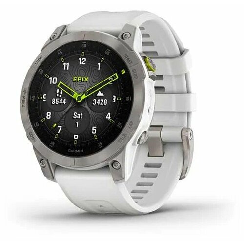 Watch Garmin Epix Gen 2 Sapphire Titanium White