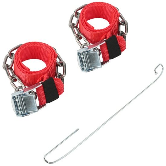 Цепи противоскольжения Rexant для легковых авто колеса 165-205 мм однорядные 2 шт.