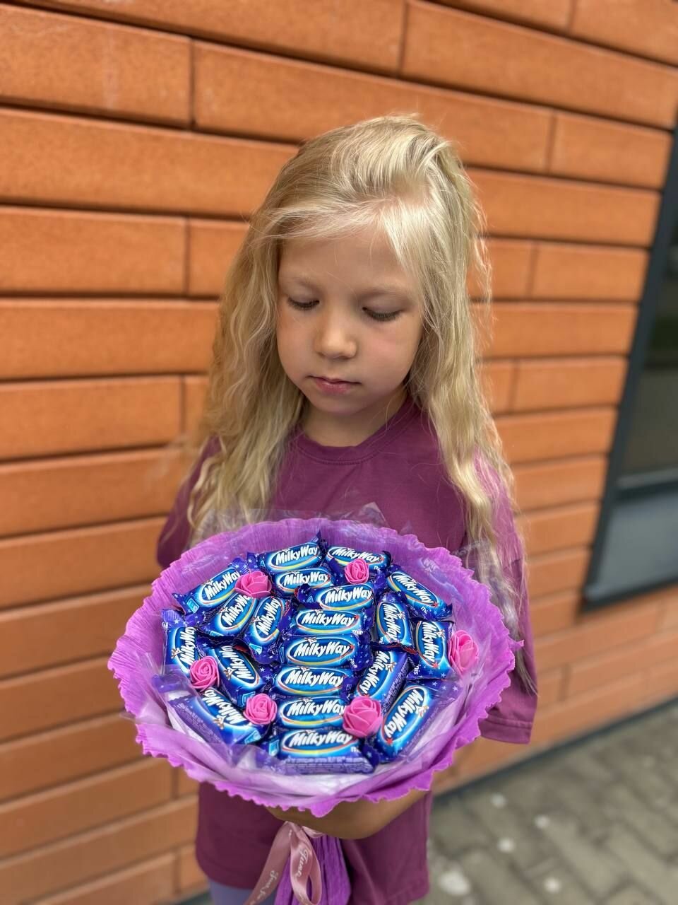 Букет из конфет milky way