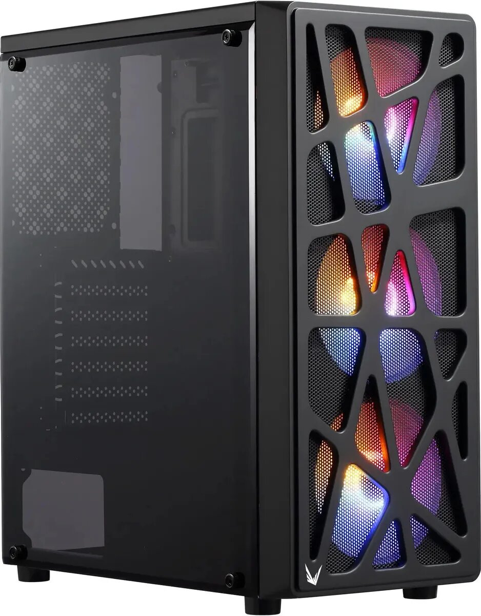 Корпус ATX Formula Mana, Midi-Tower, без БП, черный [mana ( v2)]