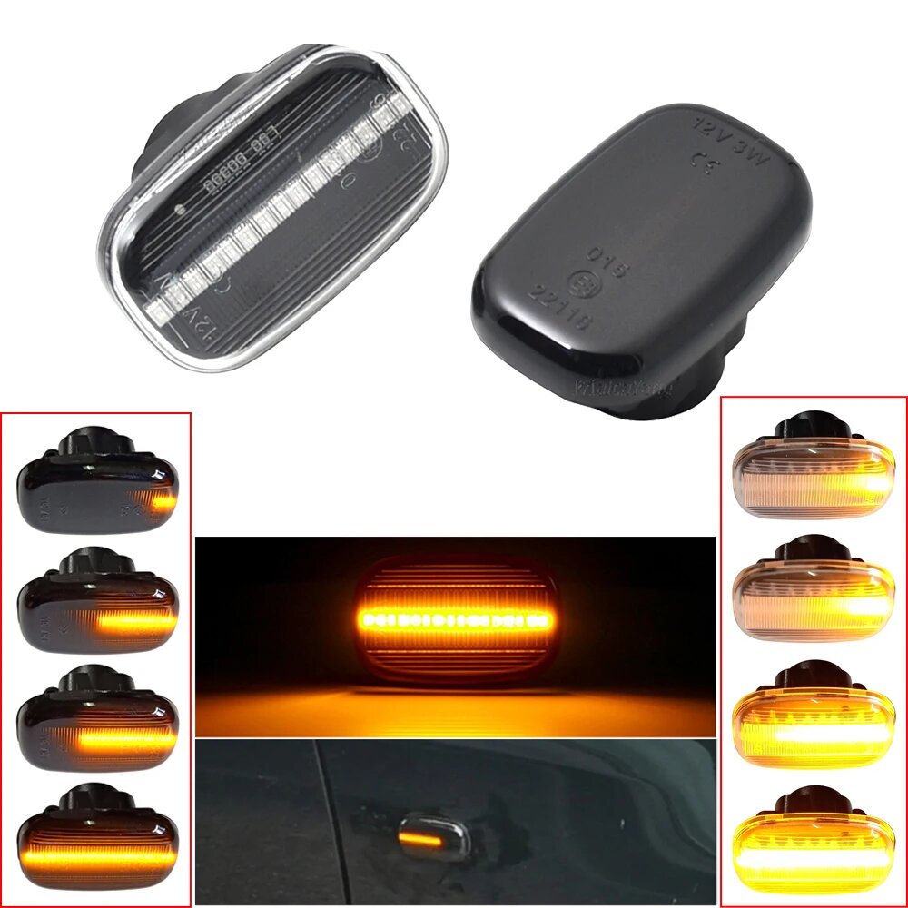 Фонарь поворотного сигнала для Toyota Avensis Verso Carina Celina Corolla Camry caldine Harrier Hilux Lexus GS RX, Dynamic Black, 81730-17051 — фото 1