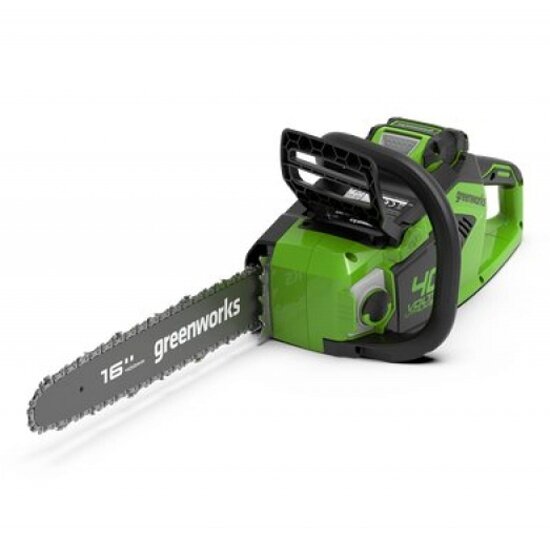 Обзор: Пила цепная аккумуляторная Greenworks GD40CS18K4, 40V, 40 см, бесщеточная, до 1,8 КВТ, с АКБ 4АЧ и ЗУ