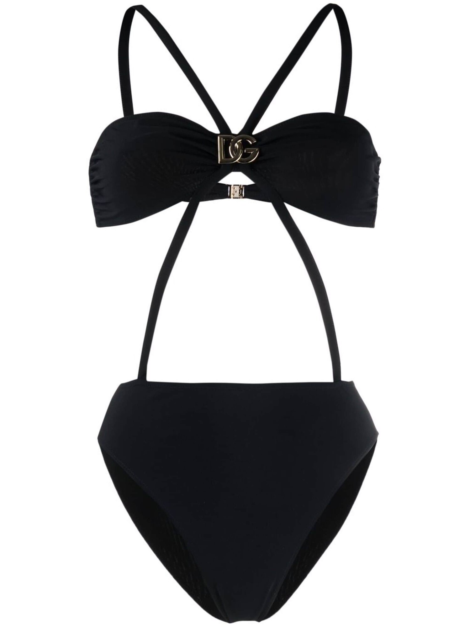 Купальник DOLCE & GABBANA, размер 4, черный