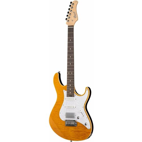 CORT G280-Select-AM G Series Электрогитара, желтая, Cort