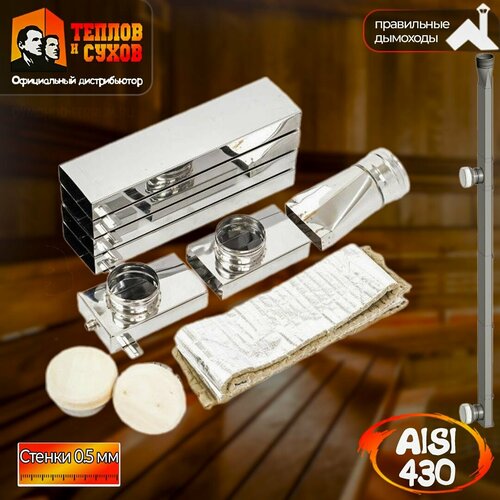 Вентиляция для бани и сауны ТиС вент П вертикальная басту 12840₽