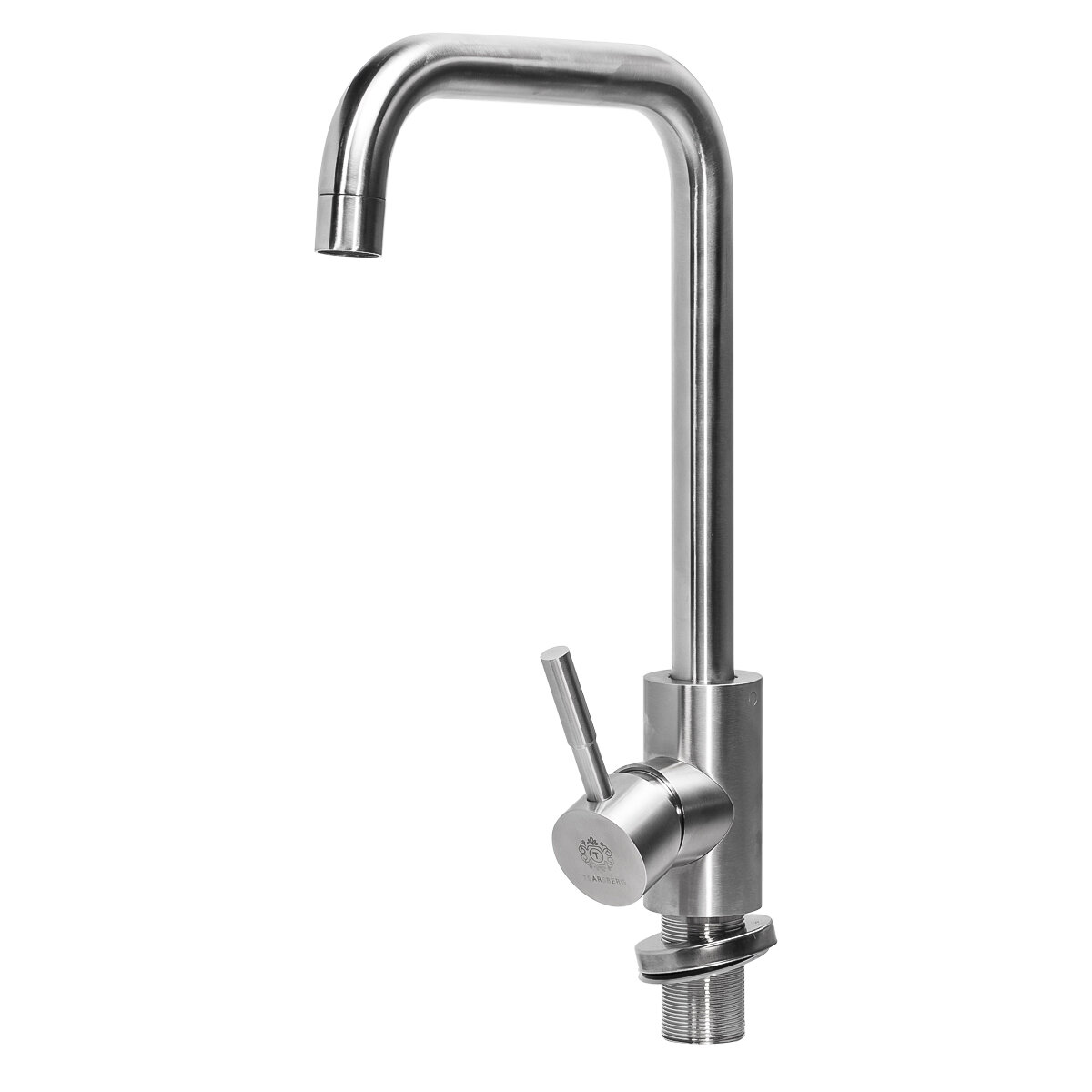 Смеситель для кухни Tsarsberg TSB 115 001  однорычажный  нерж  сталь