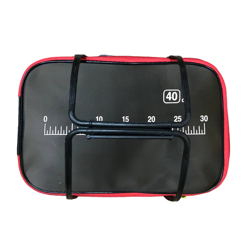 Сумка-кан Ярославская Рыбалка 40см, 20л непромокаемая для рыбалки и принадлежностей, с клапаном, гермосумка красная