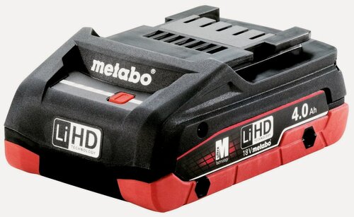 Изображение товара Аккумуляторная батарея Metabo, Li-Ion, 18 В, 4 А·ч, 1 шт. (625367000)