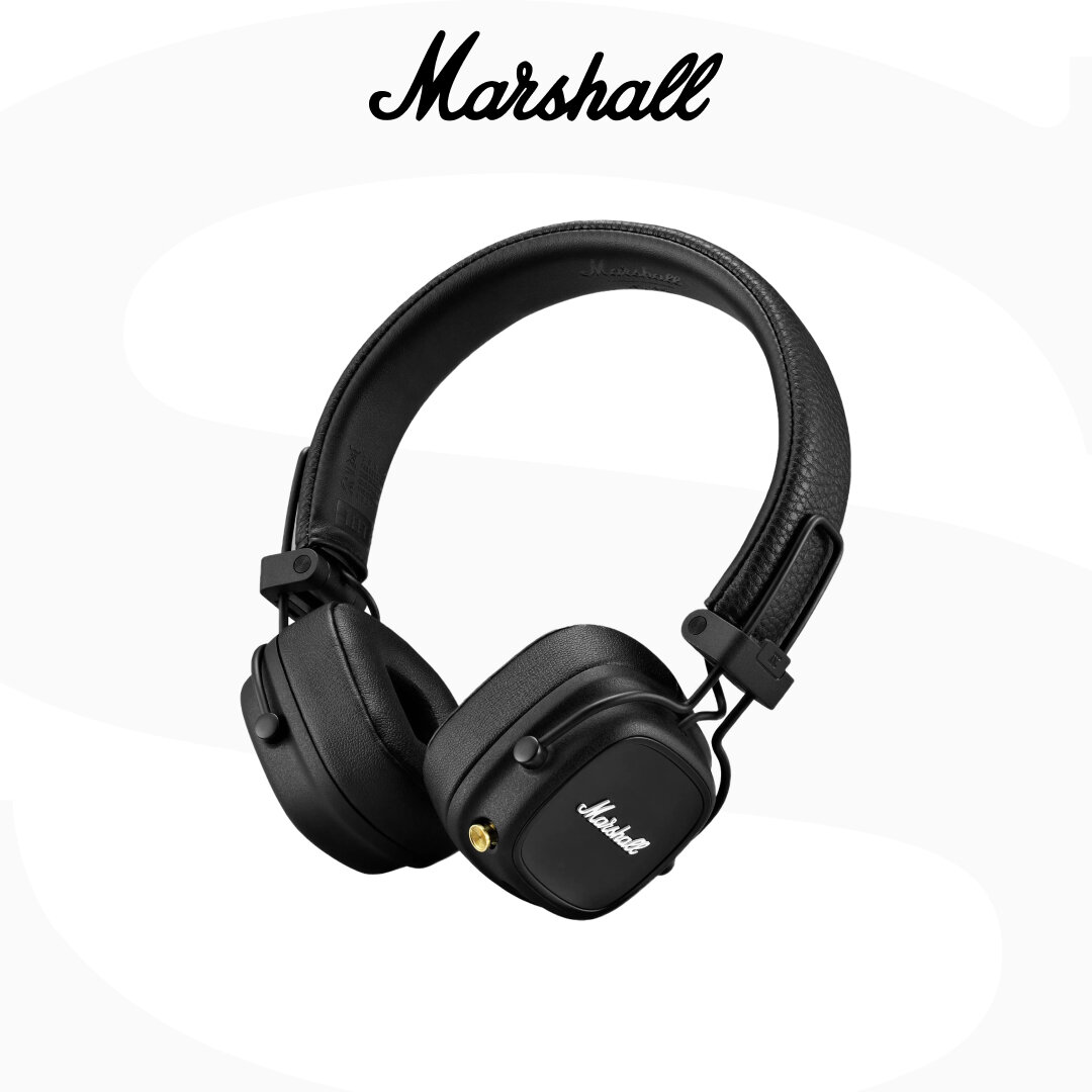 Наушники накладные беспроводные Marshall MAJOR IV, чёрные