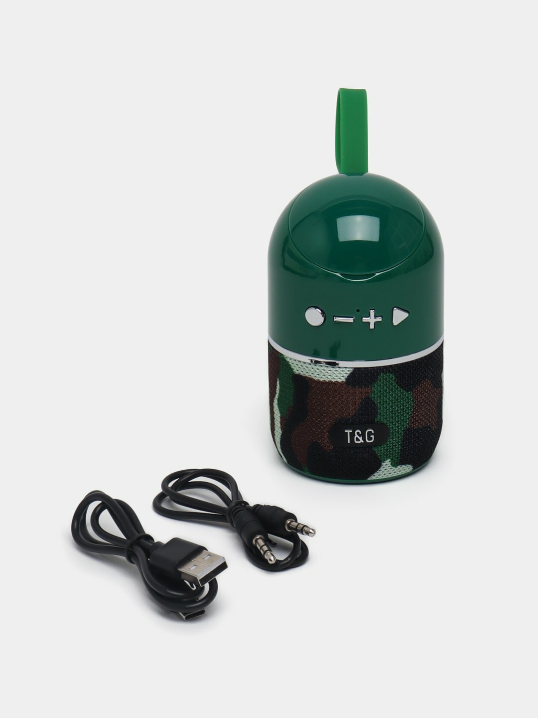 Беспроводные мини Bluetooth-колонка + наушники T&G TG805 TWS, 2 в 1, Зеленый