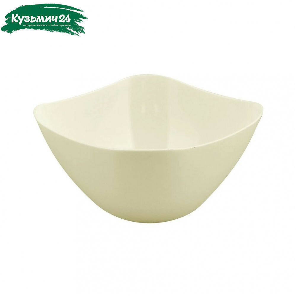 Салатник Berossi Cake пластиковый квадратный слоновая кость11 см 2 л ИК39933000