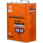 Синтетическое моторное масло Autobacs Fully Synthetic 5W-40 SN/CF - изображение