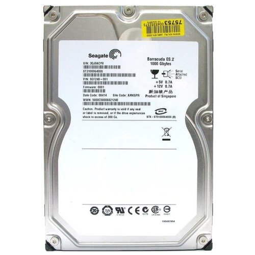 Жесткий диск 35 1 TB Seagate Constellation 7200rpm ST31000640SS SAS 4922000₽