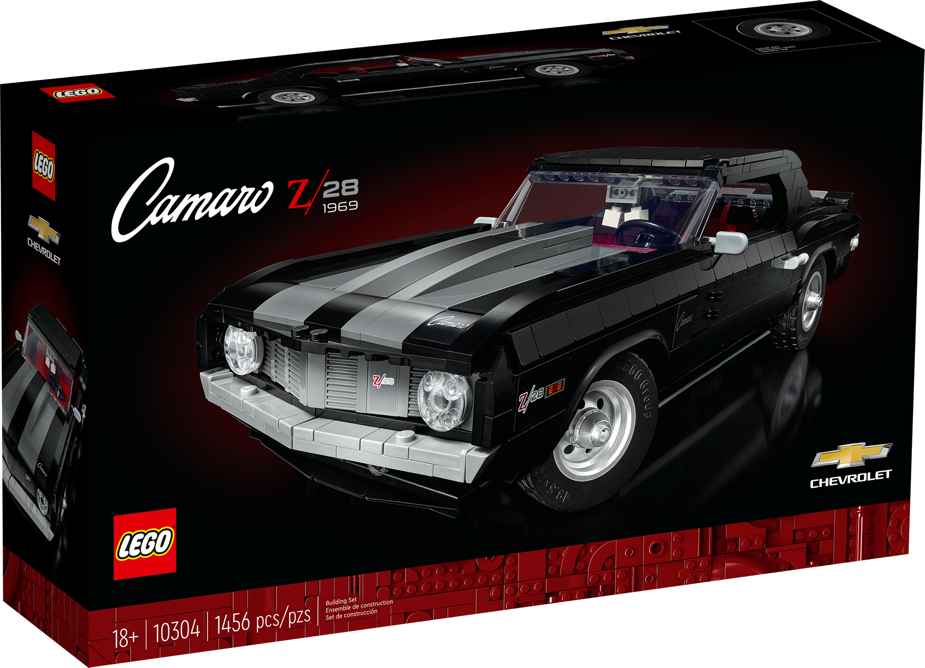 Конструктор LEGO Creator 10304: Chevrolet Camaro Z/28 1969