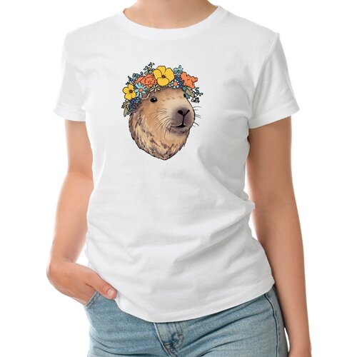 фото Футболка roly, размер s, белый