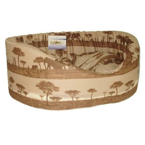 Лежак для собак Бобровый дворик, размер 2, размер 49х38х16см.