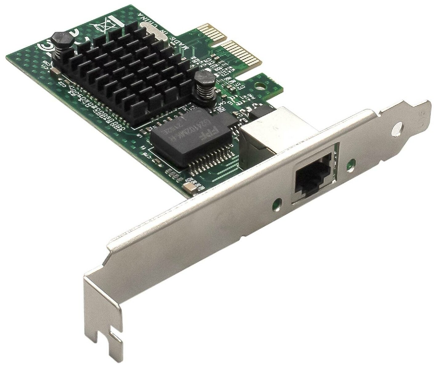 Сетевой адаптер EXEGATE EXE-BCM5721 PCI-E x1 порт 1xRJ45 10/100/1000Mbps Gigabit Chipset Broadcom