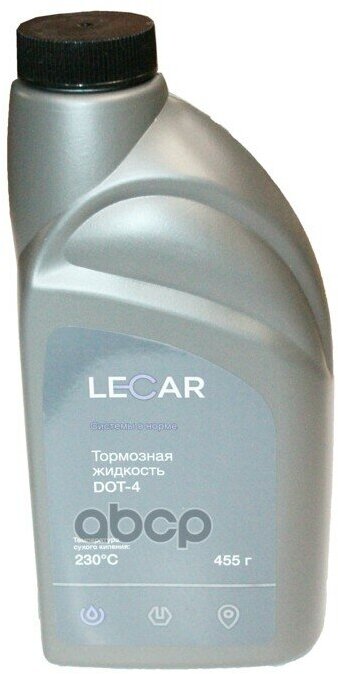 Тормозная Жидкость Dot4 455 Гр Канистра Lecar Lecar000011410 LECAR арт. LECAR000011410