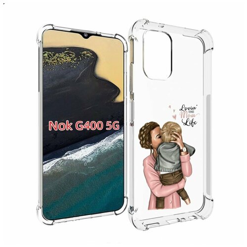 Чехол MyPads Любовь-мамы детский для Nokia G400 5G задняя-панель-накладка-бампер