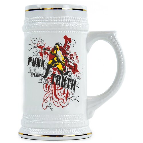 фото Пивная кружка pank , панк drabs