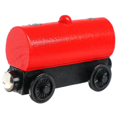 Детский деревянный вагончик для железной дороги, деталь игрушечного паровоза и поезда, железнодорожный транспорт, 3,4х8,5х5,1 см