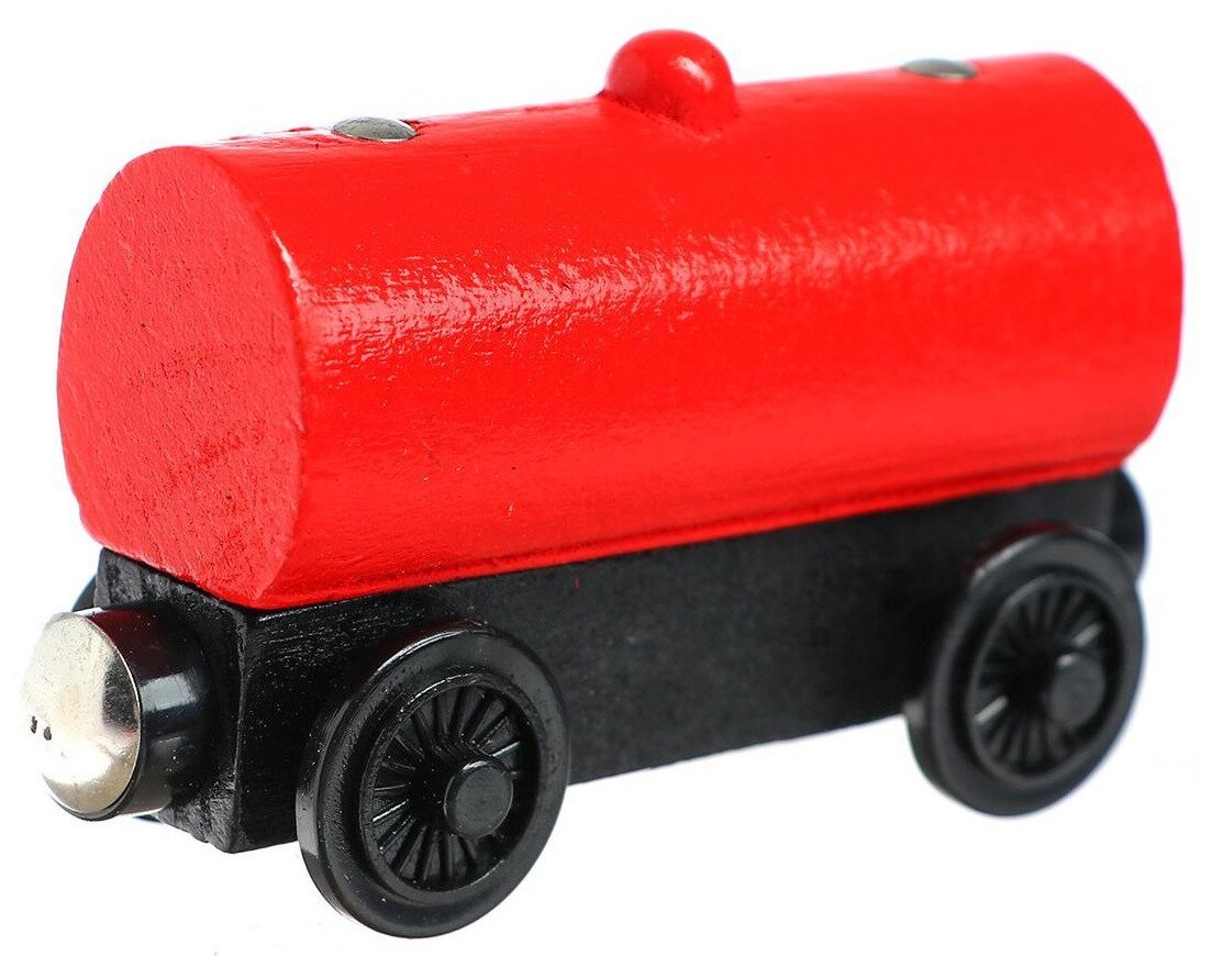 Детский деревянный вагончик для железной дороги, деталь игрушечного паровоза и поезда, железнодорожный транспорт, 3,4х8,5х5,1 см