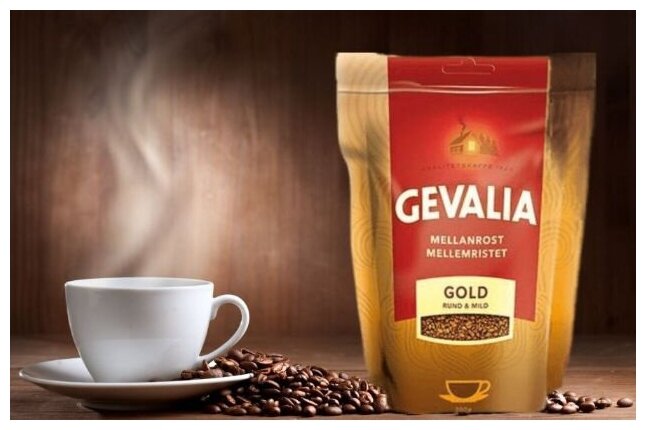 Растворимый сублимированный кофе: Gevalia Gold 200 rр.