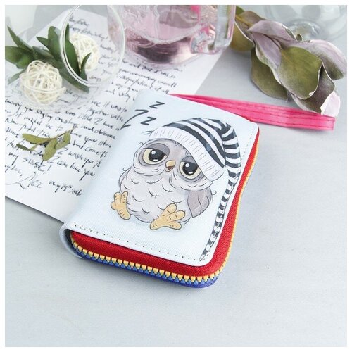 фото Кошелёк дет 07-01-07 соня, 9*2*13, 2 отд, д/карт, д/монет, с ручкой, мятный сима-ленд