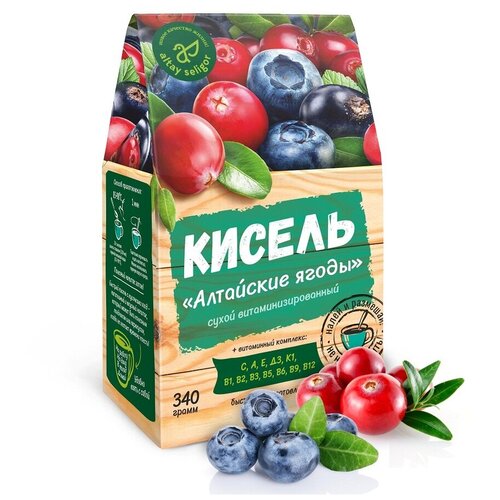 Кисель витаминизированный "Алтайские ягоды" 340 г.