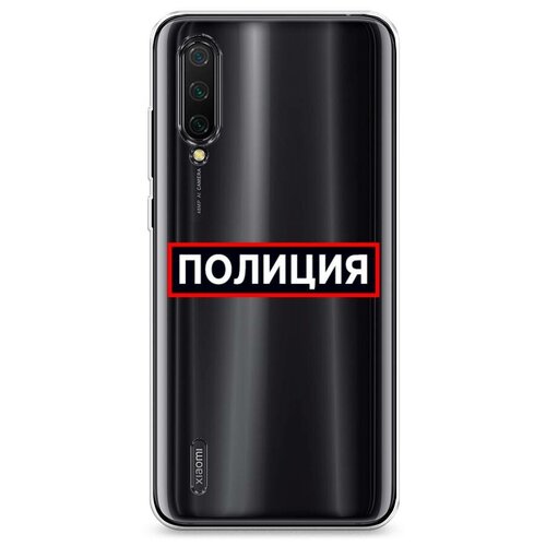 фото Силиконовый чехол "police vector logo" на xiaomi mi a3 lite / сяоми ми а3 лайт case place