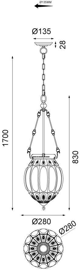 Подвесной светильник Vele Luce LUCY VL5613P16 - фото №3