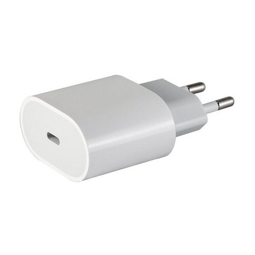 сетевое зарядное устройство wiwu comet type c power adapter 20w white ry u56 Быстрое сетевое зарядное устройство (Fast charge) для Apple Type-C PD 20W (Iphone / IPad / AirPods) тех. упаковка