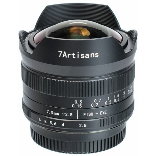 Объектив 7artisans 7.5mm F2.8 II micro 4/3