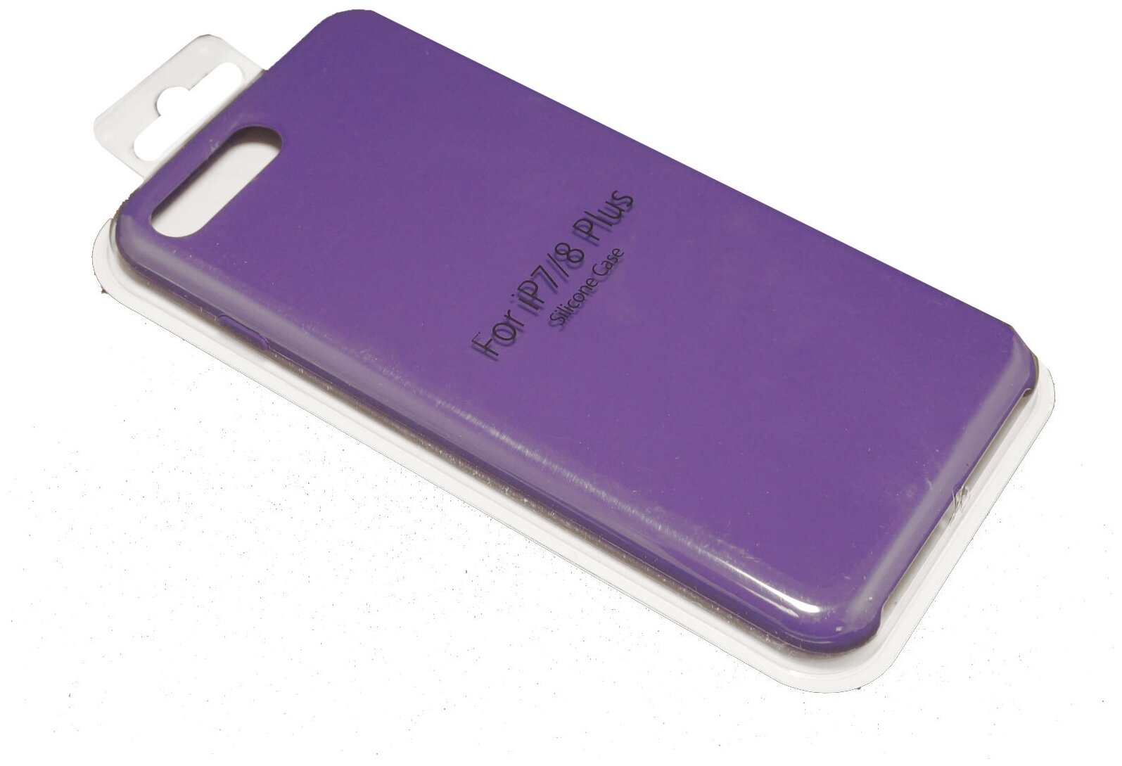 Чехол-накладка для iPhone 7/8 Plus SILICONE CASE NL темно-сиреневый (30)