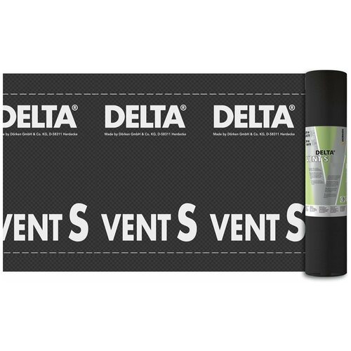 Супердиффузионная мембрана DELTA-VENT S (дельта вент С) 50 * 1.5м, 75м2 рулон