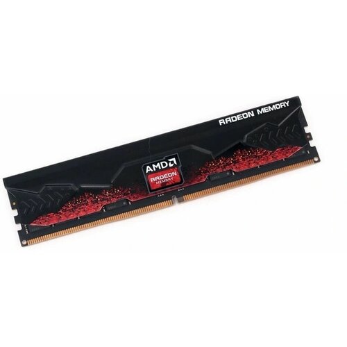 Оперативная память 16GB AMD Radeon DDR5 5600 DIMM Entertainment Series Black Gaming Memory Non-ECC, CL40, 1.1V, Heat Shield, RTL (R5S516G5600U1S)