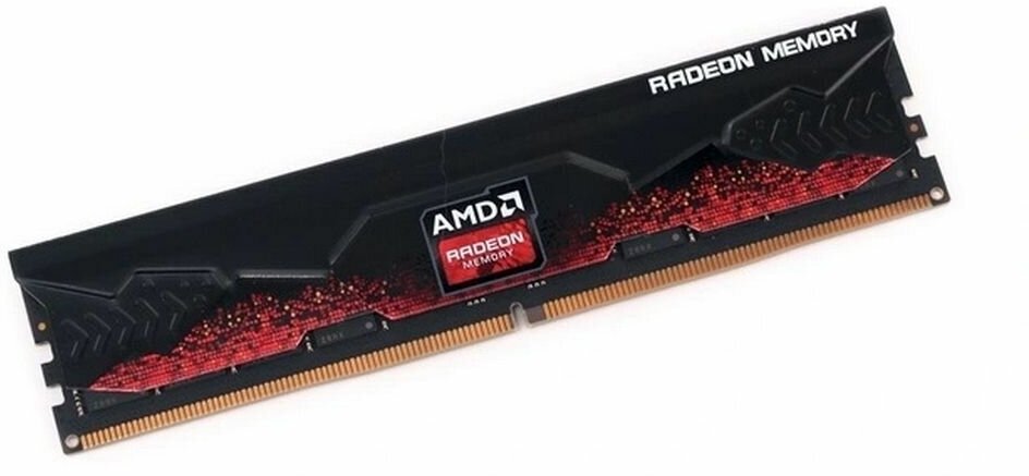 Оперативная память 32GB AMD Radeon DDR5 5600 DIMM Entertainment Series Black Gaming Memory Non-ECC, CL40, 1.1V, Heat Shield, RTL (R5S532G5600U2S)